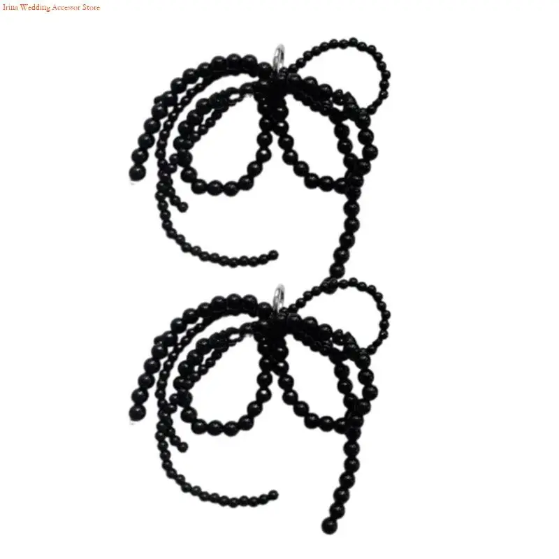 G92D Bowknot Charm per gioielli che producono fai -days artigianato fibbia per scarpe per perle