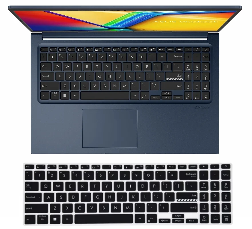 Proteggi il tuo Asus Vivobook 16X OLED F1605V con una copertura per tastiera di alta qualità