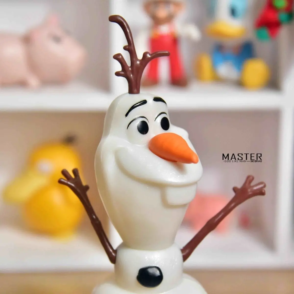 Disney Olaf Frozen Cute Cartoon Doll Model Ornament Snowman Height 15cm Holiday DIY Decoration Room Decoration