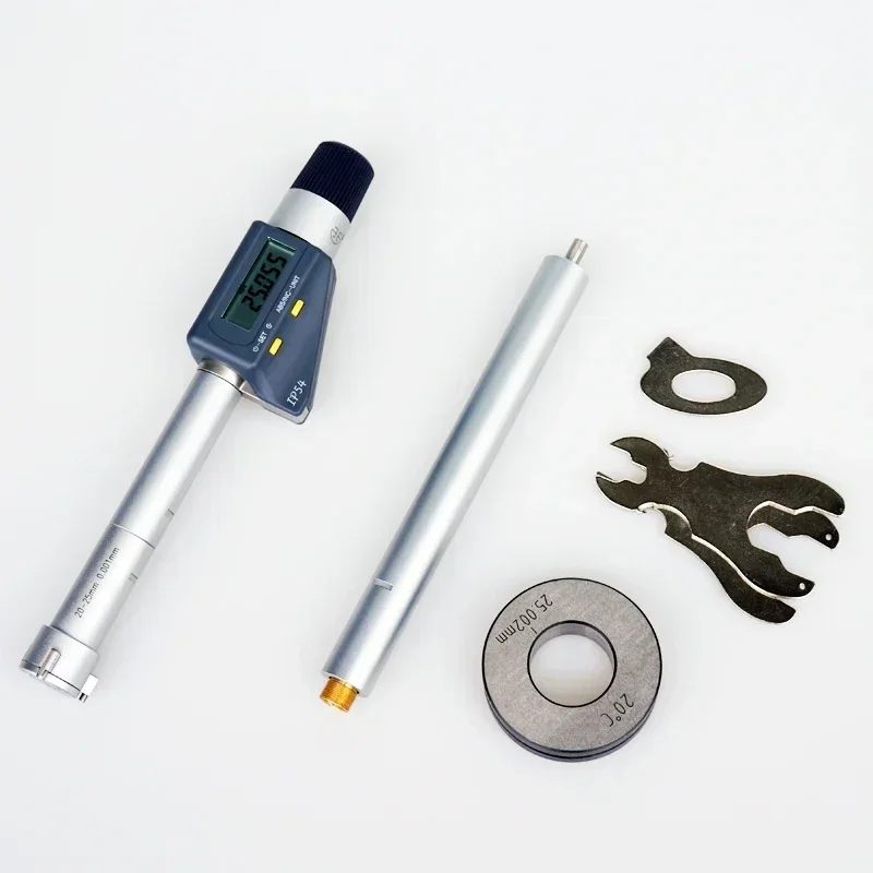 High-Precision Digital Display 6-300mm Aperture Micrometer Electronic Three-Jaw/Three-Point Inner Instrument Physical Measuring