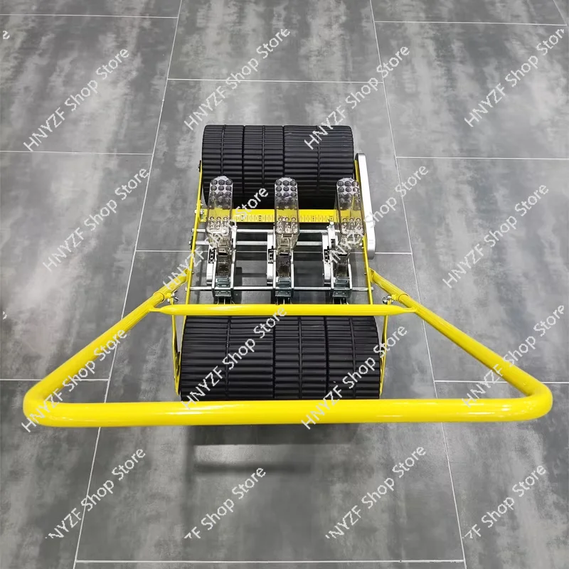 Hand-Pushed 2-6-Row Agricultural Vegetable Seeder with Nylon Seeding Wheels, Adjustable Plant Spacing, Precision See(Customized)