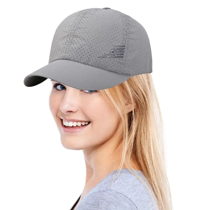 Sun Shade Mini Holes Breathable Running Caps Sports-et-leisure Velvet Tennis Women\'s Caps Golf Men\'s Hats For Summer Beach