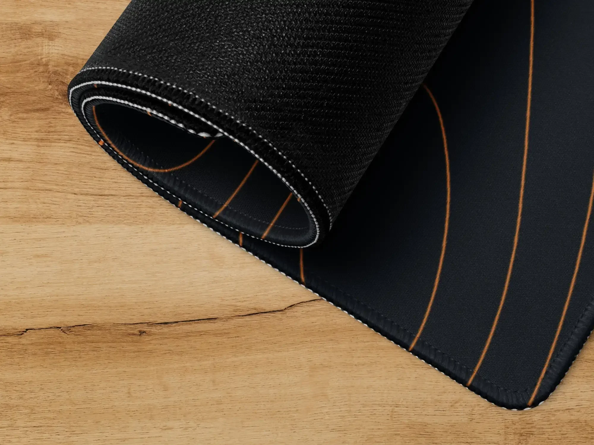 Topographic Abstract Mousepad,Topographic Desk Mat,Orange Geographic Map Gaming Large Mouse Pad XXL,gaming Accessories,gamer Rug