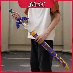 Cospaly Swords Game Peripherals 60-85cm Master Sword Link Weapon Hylia Sky Shield PU Model Uncut Katana Prop Toys Gifts