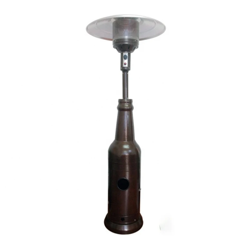 Calentador de patio de pie para exteriores, calentador radiante de gas natural de acero inoxidable, suministro de fábrica, buen precio