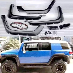 Car Fender Flares Arch Wheel Eyebrow Protector Mudguard Sticker for Toyota FJ Cruiser