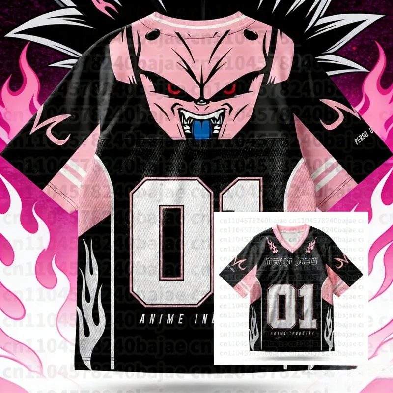 

Summer Hot sell Style Children's Dragon Ball Z Anime Jersey Son Goku Oversized Y2K Men Women Breathable And Quick-Drying T-Shirt