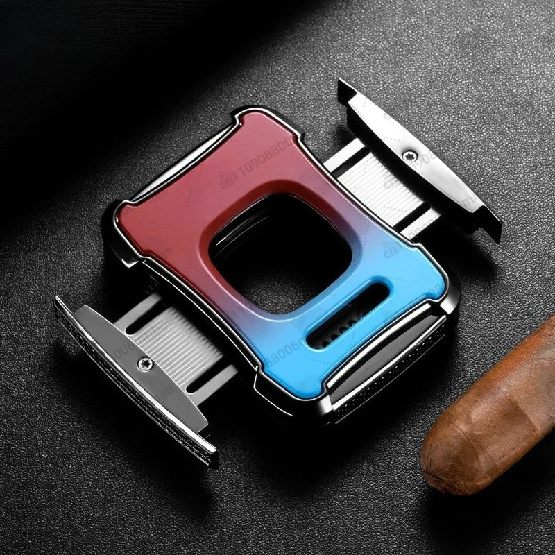 Cigar Cutter Sharp Multifunctional Cigar Cutter Gift Box Stainless Steel Blade CL-23GS1