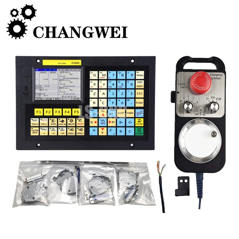 Hot! Xc609m Off-line Controller Cnc Milling System 1/2/3/4/5/6 Axis Breakout Board Engraving Machine Control Combination