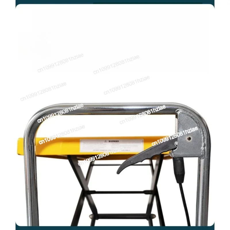 منصة رفع سيارة هيدروليكية عربة طاولة رفع الثقيلة عربة يدوية مزدوجة القص لإصلاح الدراجات النارية