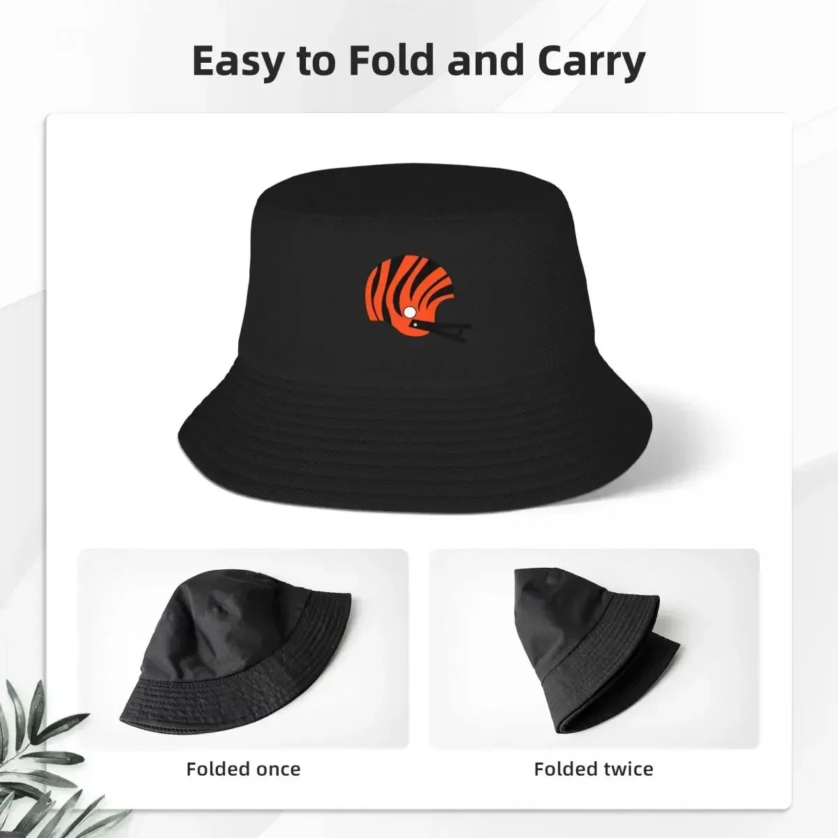 Bengals-City (2) Bucket Hats Panama Hat Children Bob Hats Autumn Fisherman Hats Summer Beach Fishing Unisex Caps