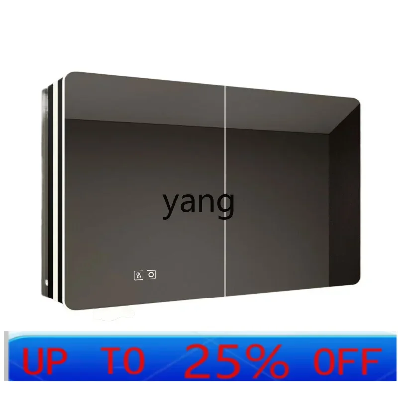 

LTT bathroom intelligent wall-mounted bathroom mirror cabinet aluminum alloy washstand storage integrated