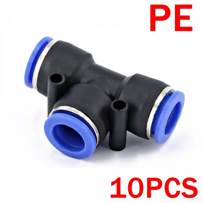 5/10PCS Pneumatische Armaturen Schnell Anschluss Luft Rohr Anschlüsse Kunststoff PU PY PE PV PM SA 4mm 6mm 8mm 10mm 12mm Luft Schlauch Fitting