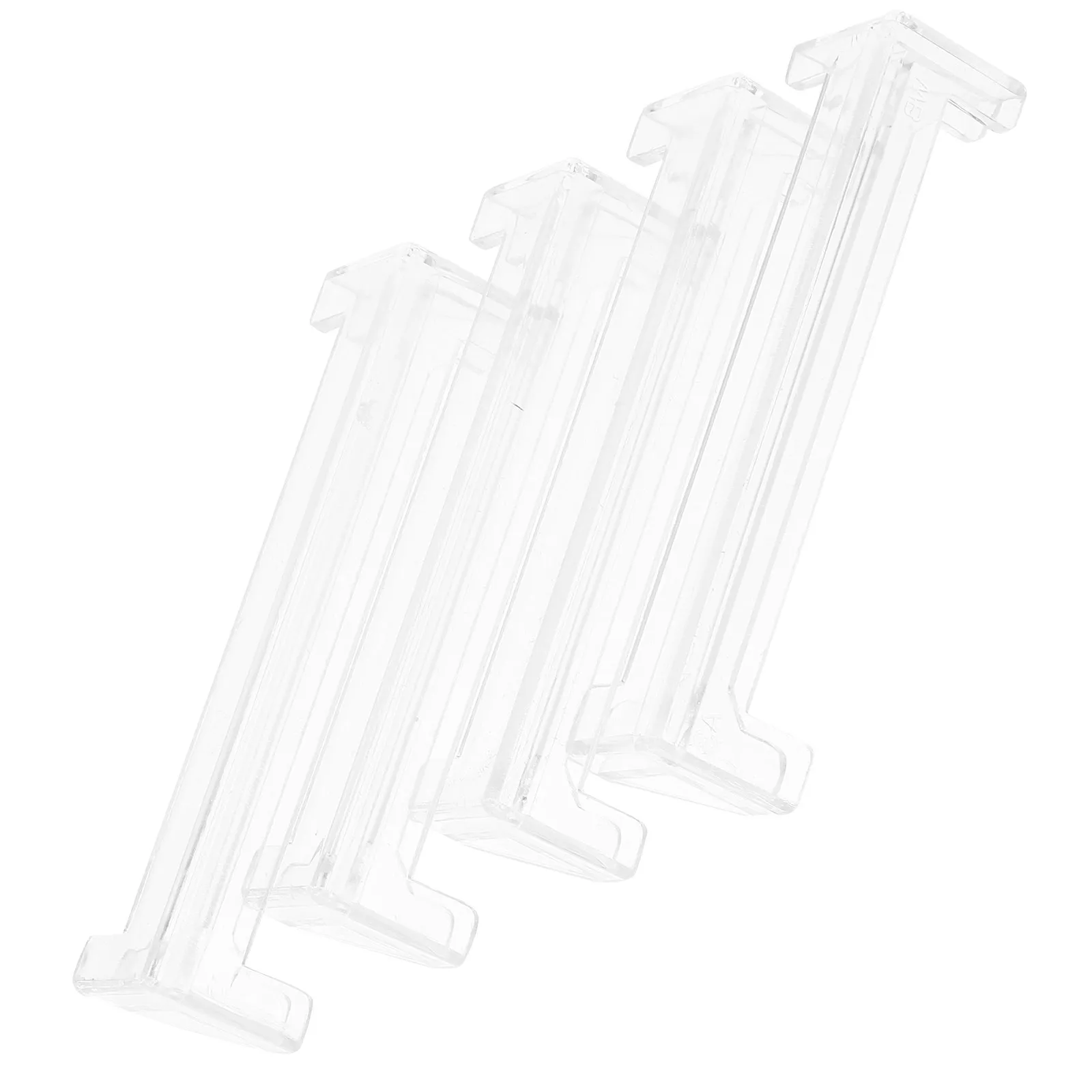 4Pcs Vertical Blind Connector Plastic Clear Valance Corner Adapter Dust Cover Vertical Blind Replacement Parts