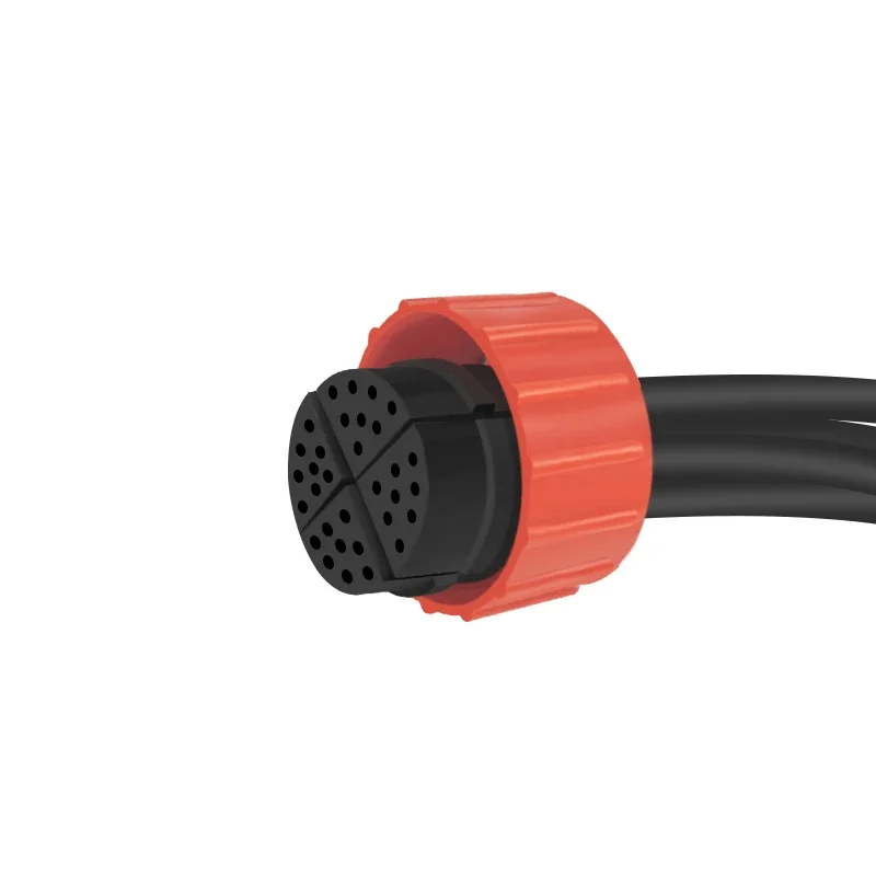 32 Pin Underwater Split connector Waterproof PUR Cable connectors for subsea Harsh Ocean Environments
