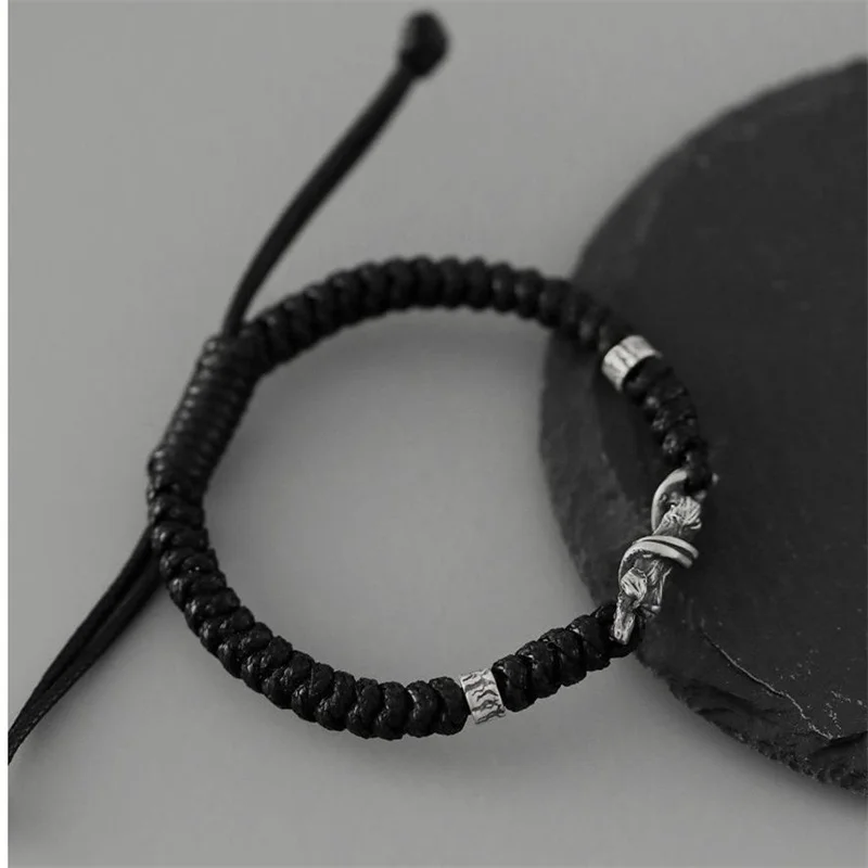 Hot Sale Branches Bracelet For Men Jewelry Popular Braided Rope Bracelet Male Hand Accessories Adjustable