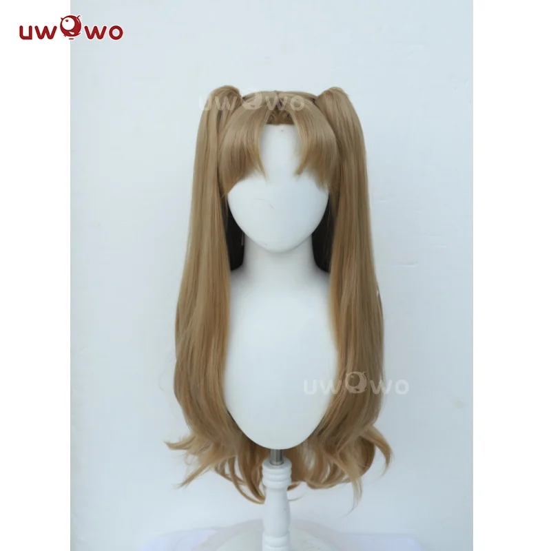 UWOWO Ereshkigall Wig Game Fatee/Grandd Order Ereshkigall Beast Stagee 3 Cosplay Wig Long Darl Yellow Hair Wig Women