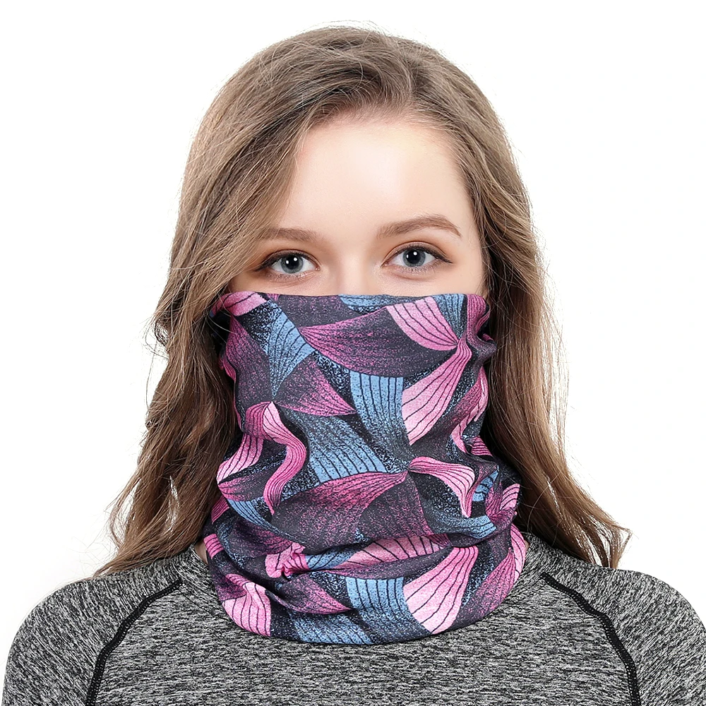 Fashion Head Scarf For Men and Women Star Pattern Cycling Bandana Quick Drying Sports Mask Balaclava Female Male Turban