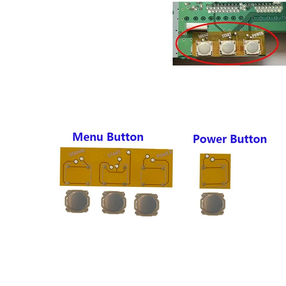ABJF-DIY For Wonder Swan Color Menu Button 10Pcs Power Button Replacement For Console Repair And Customization view 5