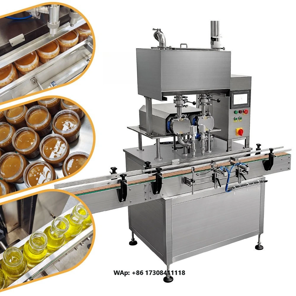 Solidpack a to Z Bottling Line Rotor Pump Hot Sauce Thick Sesame Paste Filling Machine