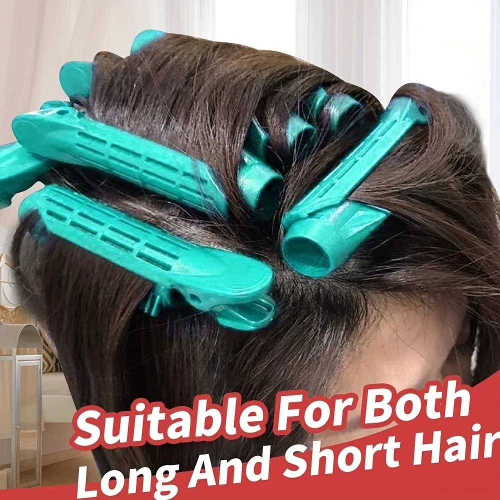 

4pcs Fluffy Volumizing Hair Root Clips - Self-Grip Hair Styling Tool For Instant Bangs And DIY Hair Rollers For Women