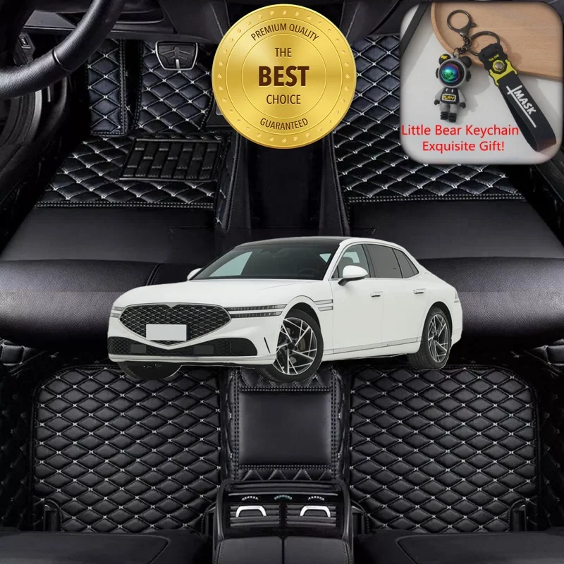 

Customized Fit for Genesis G90 2015-2026 Car Floor Mats Car Accessories Tailored Luxury Auto Carpet Mats Left/Right-hand Drive
