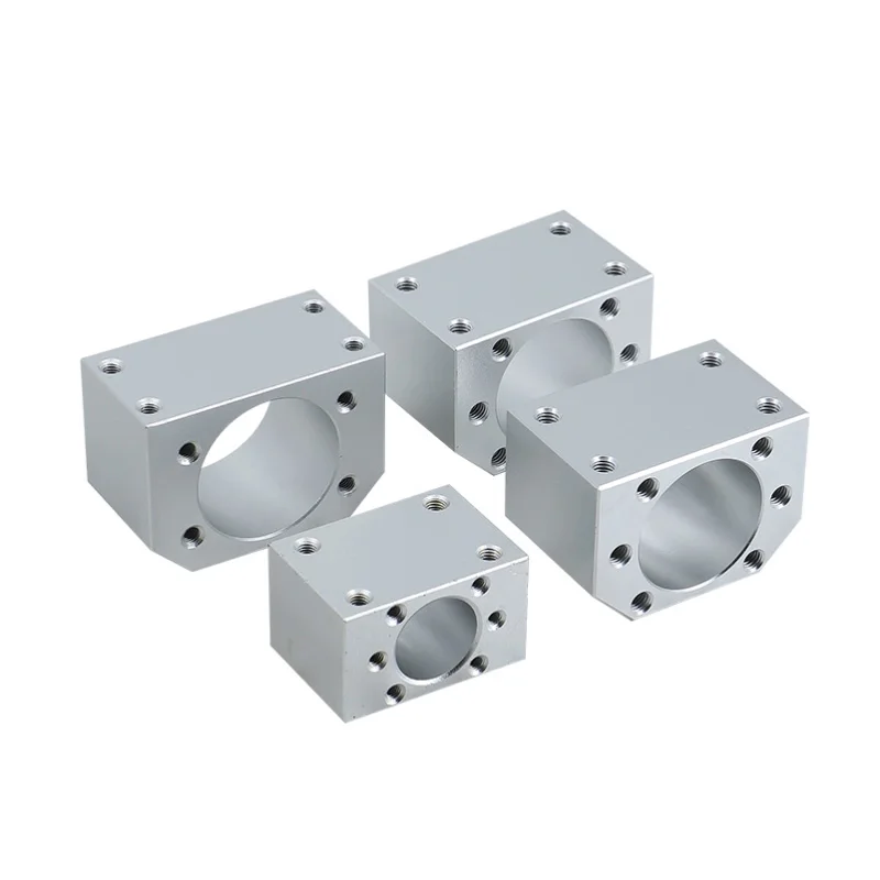 Nut Seat Aluminum Alloy Ball Screw Screw SFU Nut Seat DSG16 Nut Set SFE Steering Block Holder Clamp