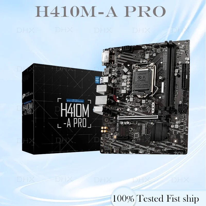For MSI H410M-A PRO Motherboard 64GB LGA 1200 DDR4 Micro ATX Mainboard 100% Tested Fully Work be shipp quickly DH