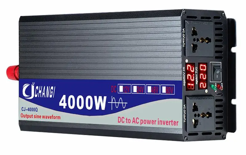 High Power Pure Sine Wave Inverter 3000W ~12000W 12V 24V 48V to 110V 220V Voltage Transformer Home Solar Inverter Car Inverter