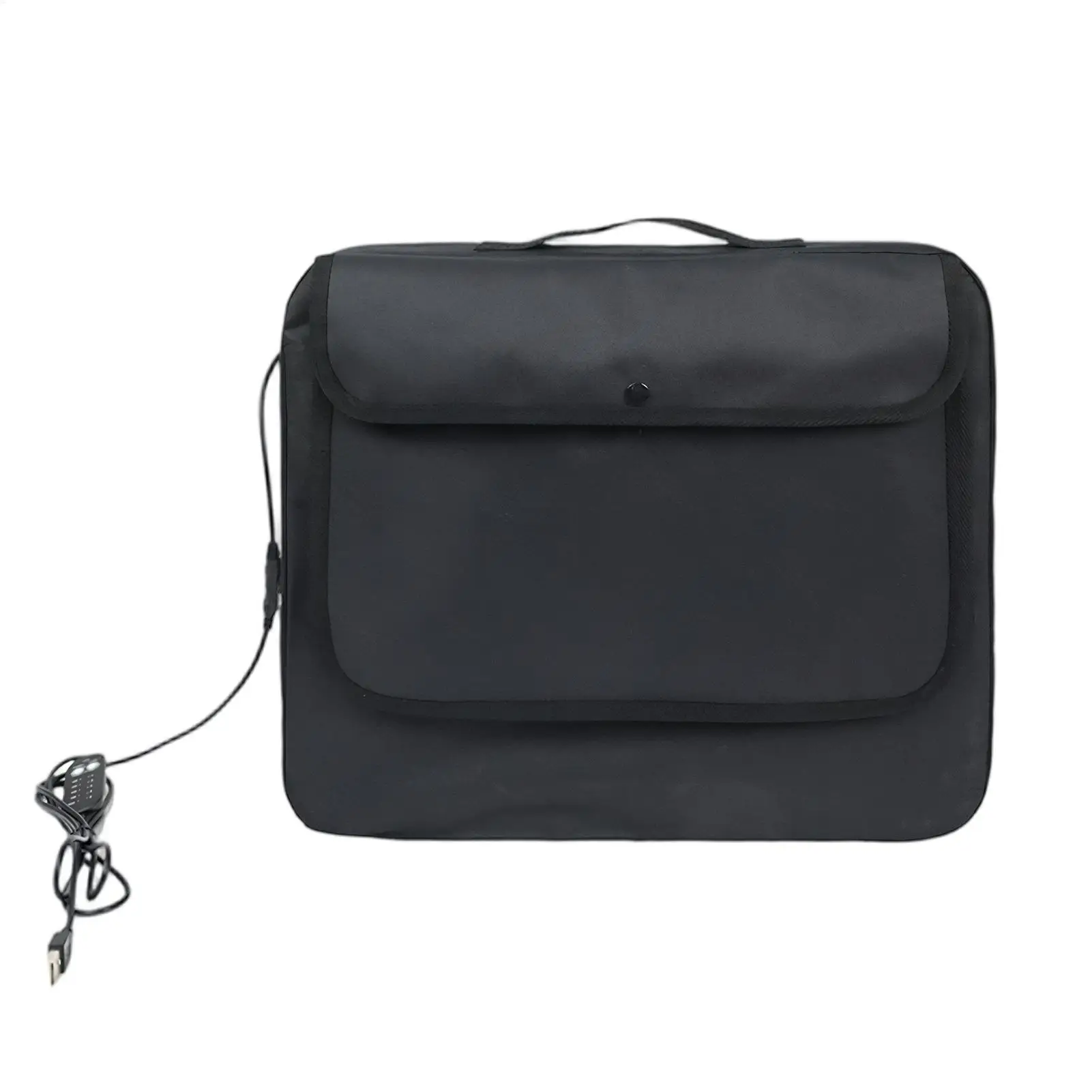 加熱シートカバー調節可能なウォーマーポケット付き折りたたみ式暖かい加熱シートクッション車オフィスホームコンサート観客席用