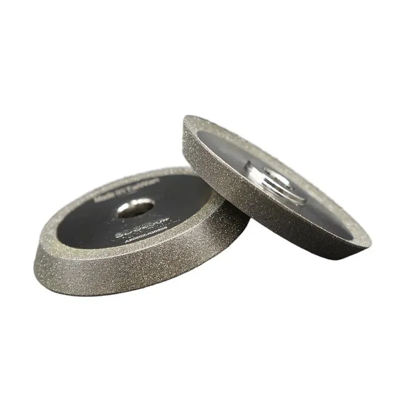 CBN Diamond Grinding Wheel 60 Degree for Drill Bit Sharpener Grinder Machine 78x12.7x10mm High Precision Tool Sharpening Disc