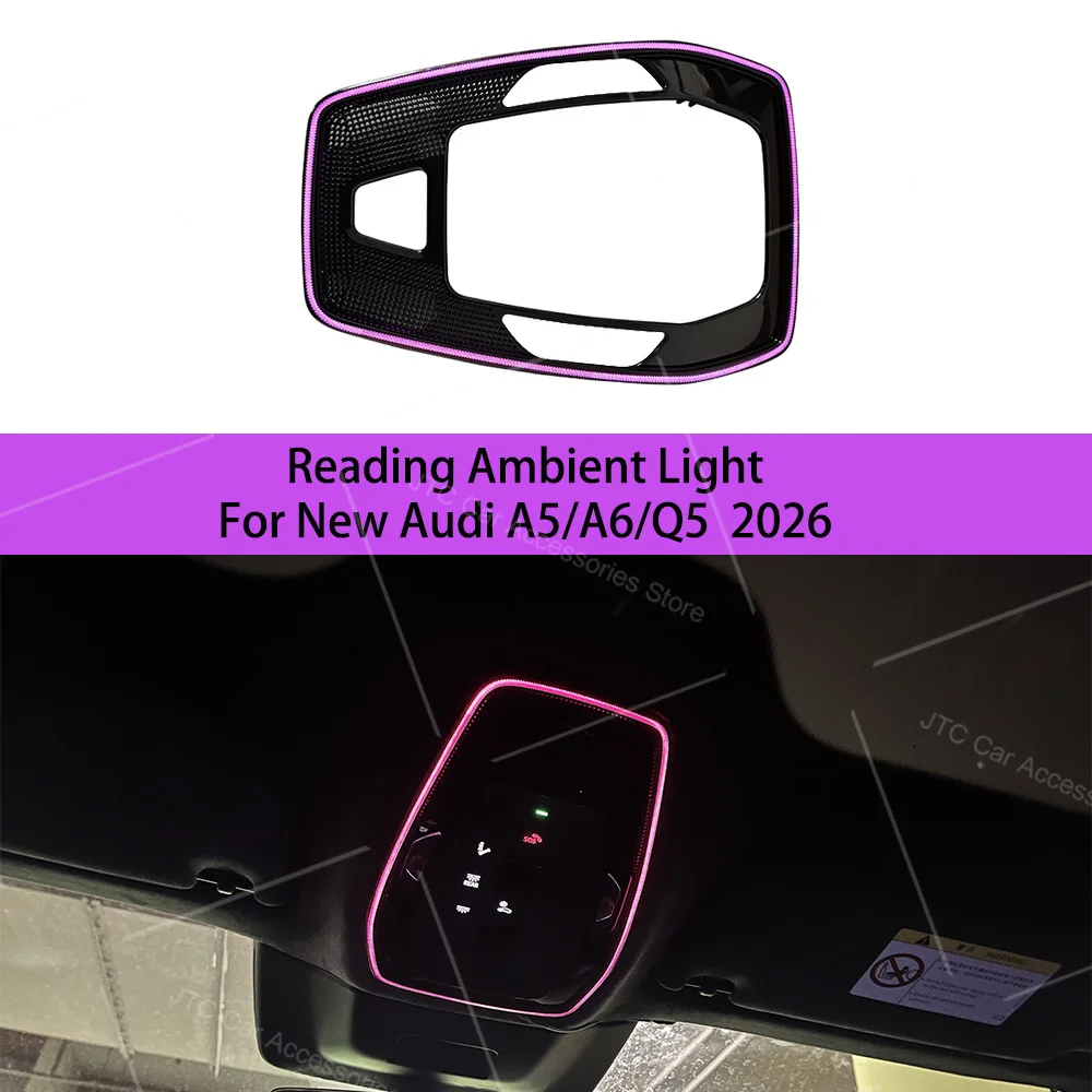 LED Reading Light For Audi A5/A6/Q5  2025-2026 LHD RHD Auto Car Roof Decorative Lamp Upgrade Refit New LED Reading Light