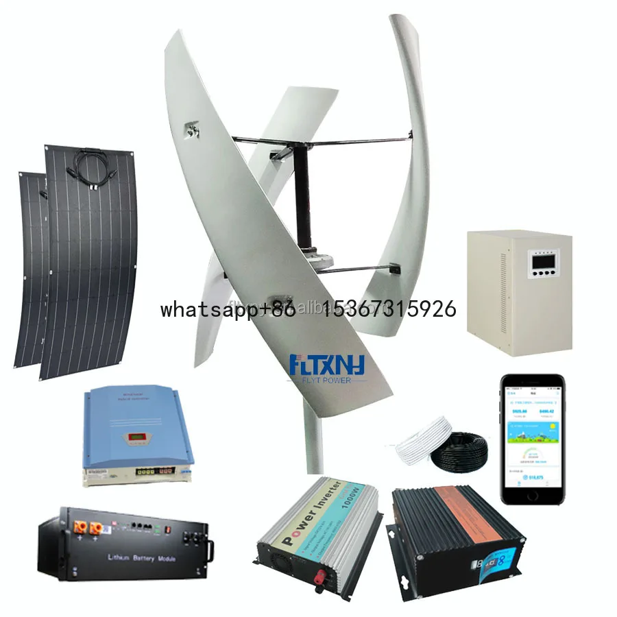 China Factory 600w to 2000w vertical axis wind turbine wind turbines for sale price 3kw wind turbine