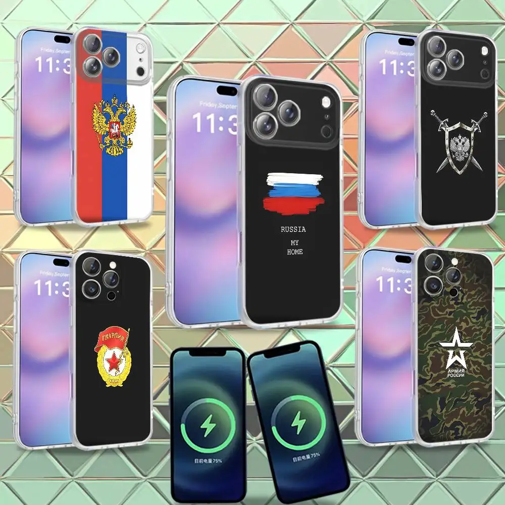 

NEW Russia Flag national emblem Phone Case For iPhone 16,14,11,17,13,15,12,Air,Plus,Pro,Max,E,Mini Frosted for Magnetic Wireless