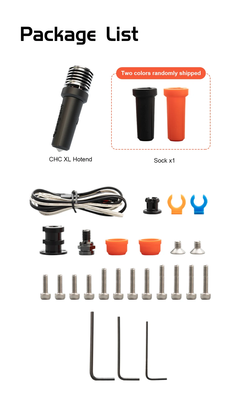 Trianglelab CHC XL HOTEND Hochleistungs-Hochdurchfluss-Hochgeschwindigkeits-Verschleißfester FDM-Hotend Kompatibel mit Carbon Fiber VORON 3D – Detail 10
