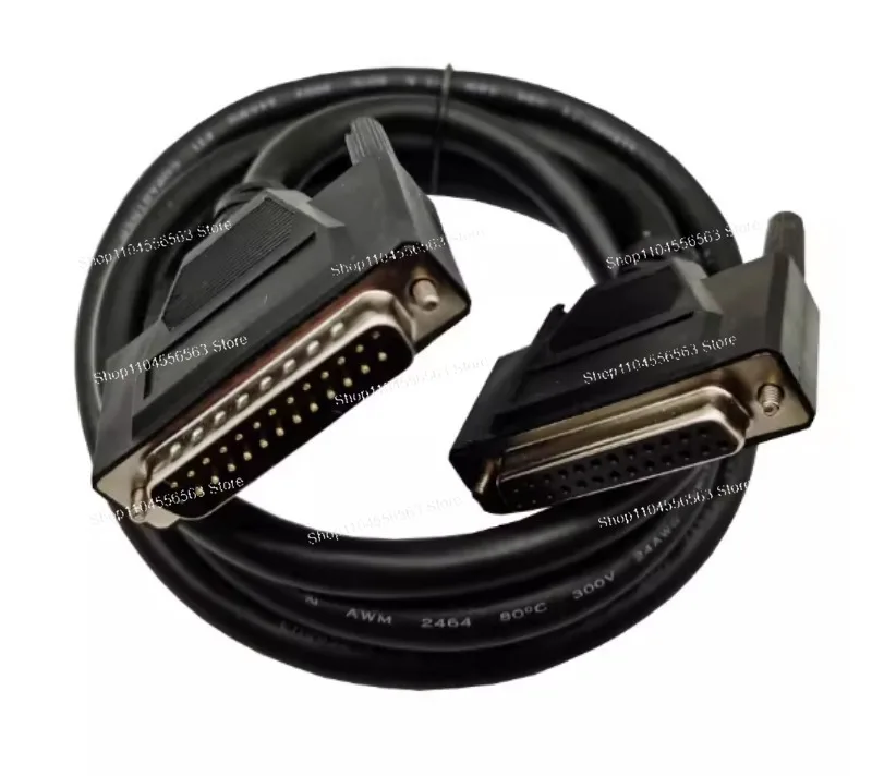 DB26 3 Row 26 Pin Extension Cable Male to Female HDB26 Shielded Data Cable for Industrial Control Custom Length