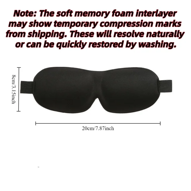 3D Sleep Mask Blindfold Sleeping Aid Soft Memory Foam Eye Mask for Sleeping Travel Light Slaapmasker Eye Cover Lightweight Style 3 3D Sleep Mask Blindfold Sleeping Aid Soft Memory Foam Eye Mask for Sleeping Travel Light Slaapmasker Eye Cover Lightweight Style 3