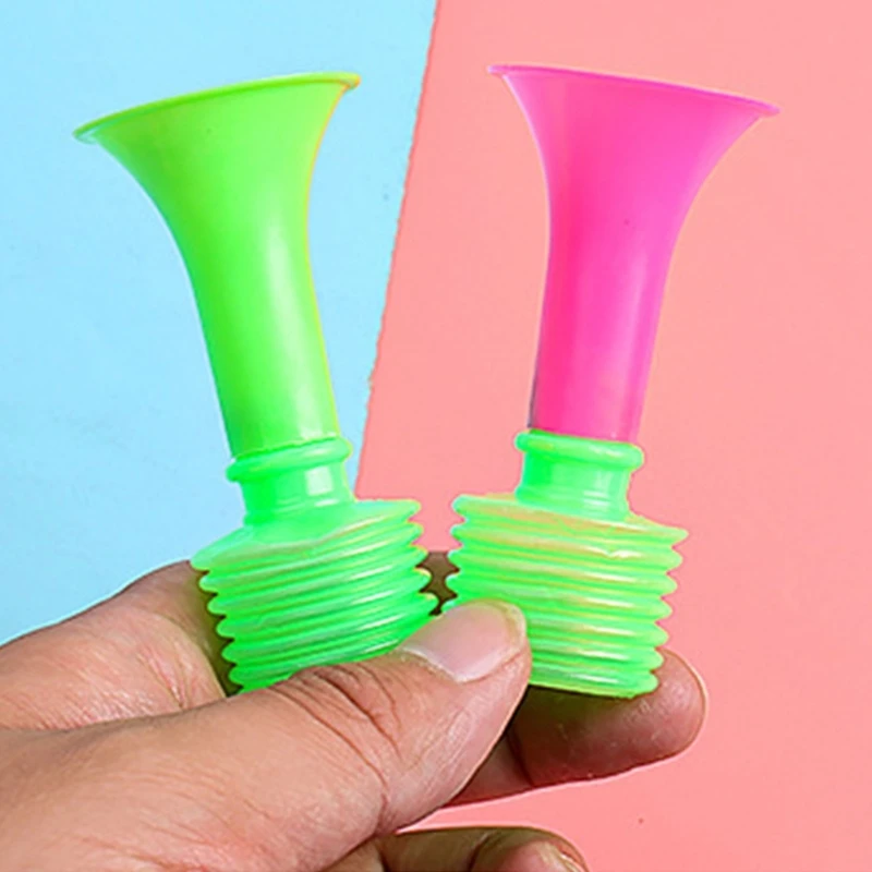 100 Mini Đẩy Kèn Noisemakers Đảng Sừng Cho Sự Kiện Thể Thao, Pep Cuộc Biểu Tình Và Nhiều Hơn Nữa Đồ Chơi Giáo Dục Giảm Căng