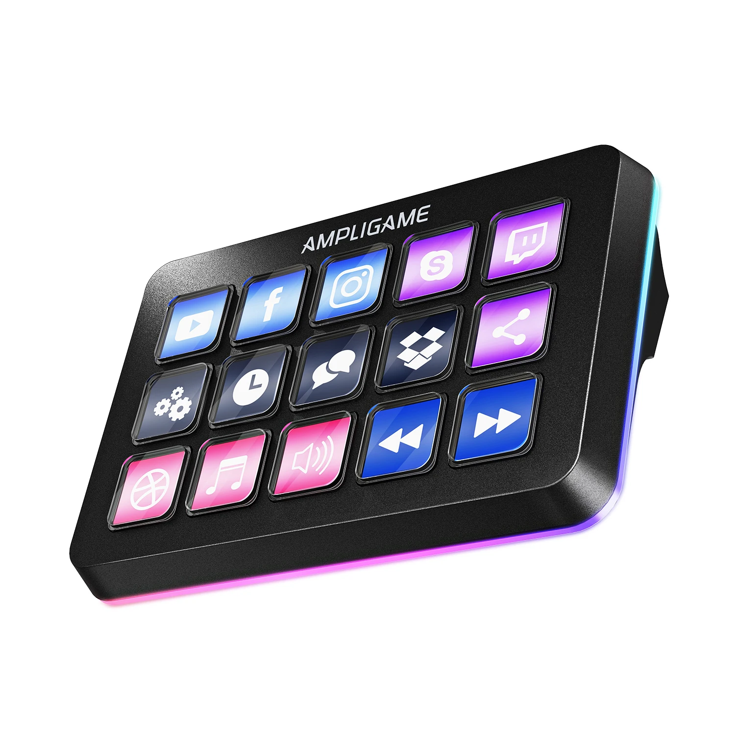 FIFINE D6 Streaming Controller with 15 Macro Keys
