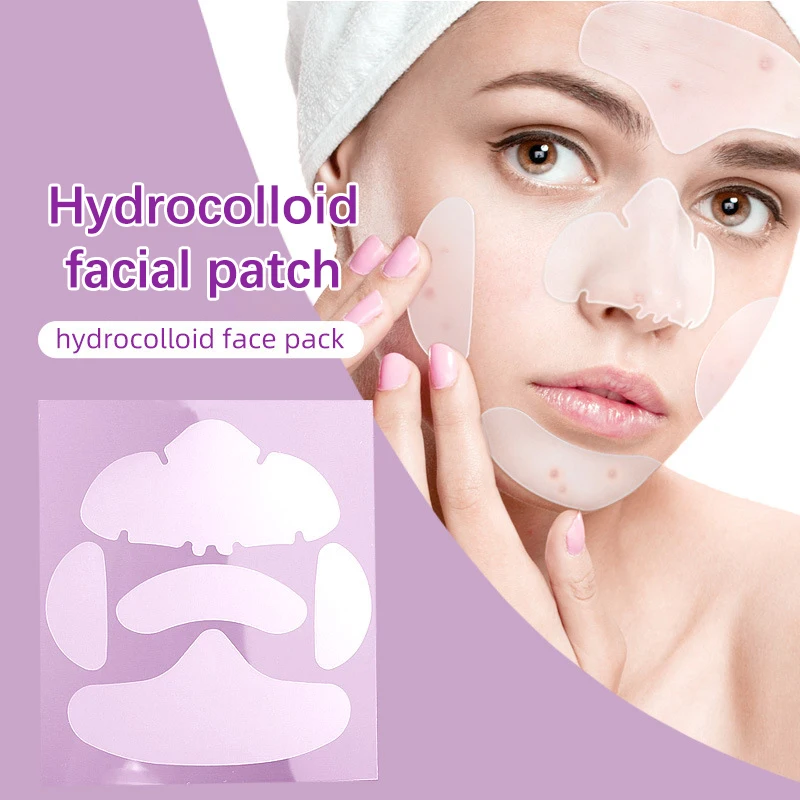 5PCS Hydrogel Face Patch Covering Sticker Make Up Concealer Invisible Traceless Patch Face Care Tool Set