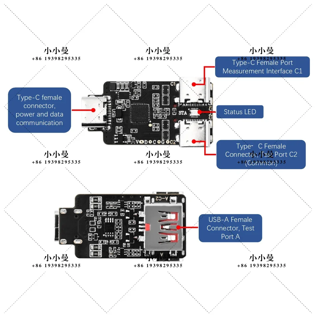 OA1 USB Wire Resistance Measurement Module—Independent Wire Resistance Measurement, Kelvin Four-Wire Method