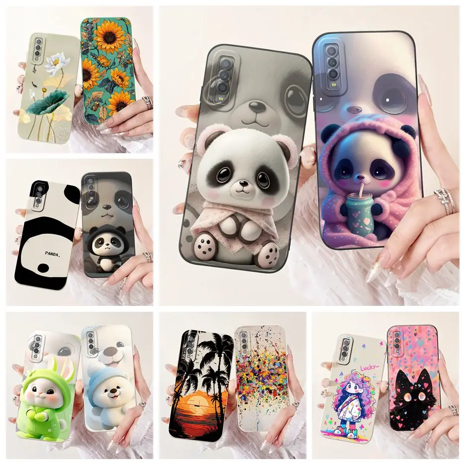 For Samsung Galaxy A7 2018 Case SM-A750F New Fashion Cartoon Cover 6.0'' Soft Silicone Phone Case For Samsung A7 2018 A750F Bags