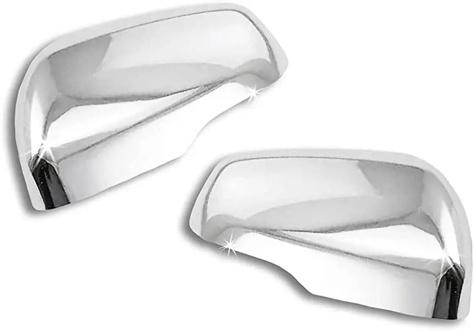 

One Pair Overlay Covers Chrome Door Side Mirror Cover For 2015-2017 Ford Mustang Left and Right Sides
