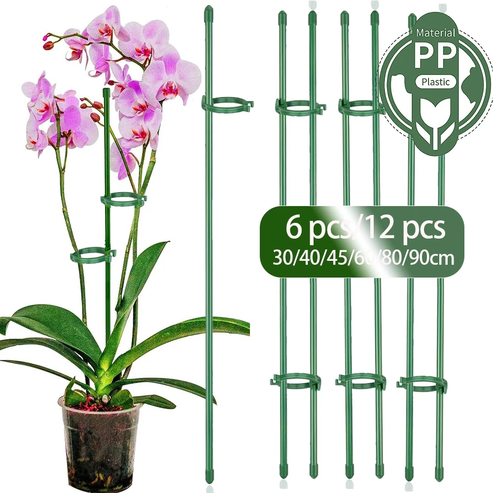 Plant Stakes Adjustable Plant Support Stakes Designed for Medium and Small Indoor Plants Garden Stakes for Strong Plant Support