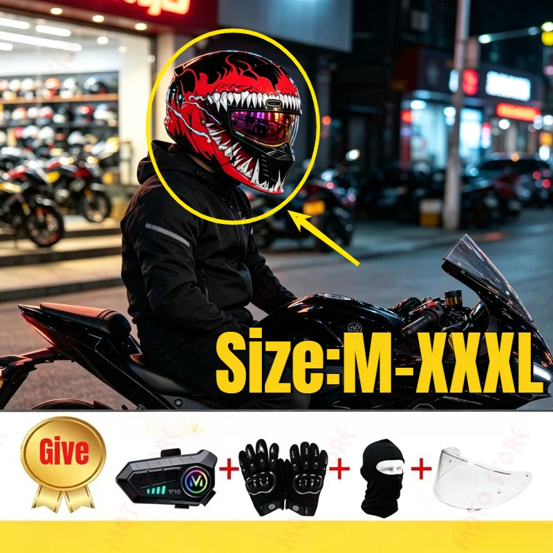 Scorpion Retro Motorcycle Cascos Moto Locomotive Personality Multi-purpose Combination Helmet Half M L XL XXL XXXL