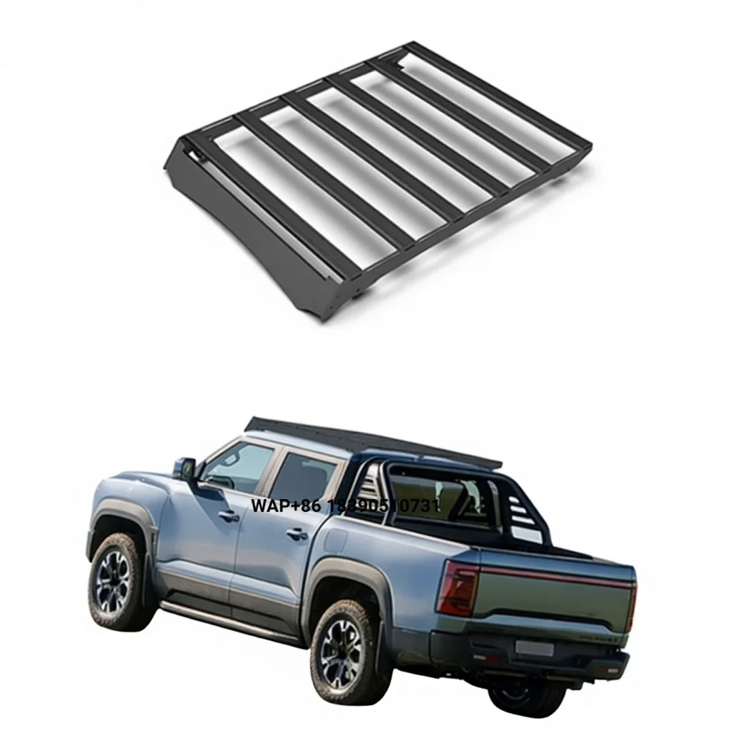 

Stainless Steel Window Extension Rack Platform Car Accessories with Bumper Type Luggage Rack for 6 Model
