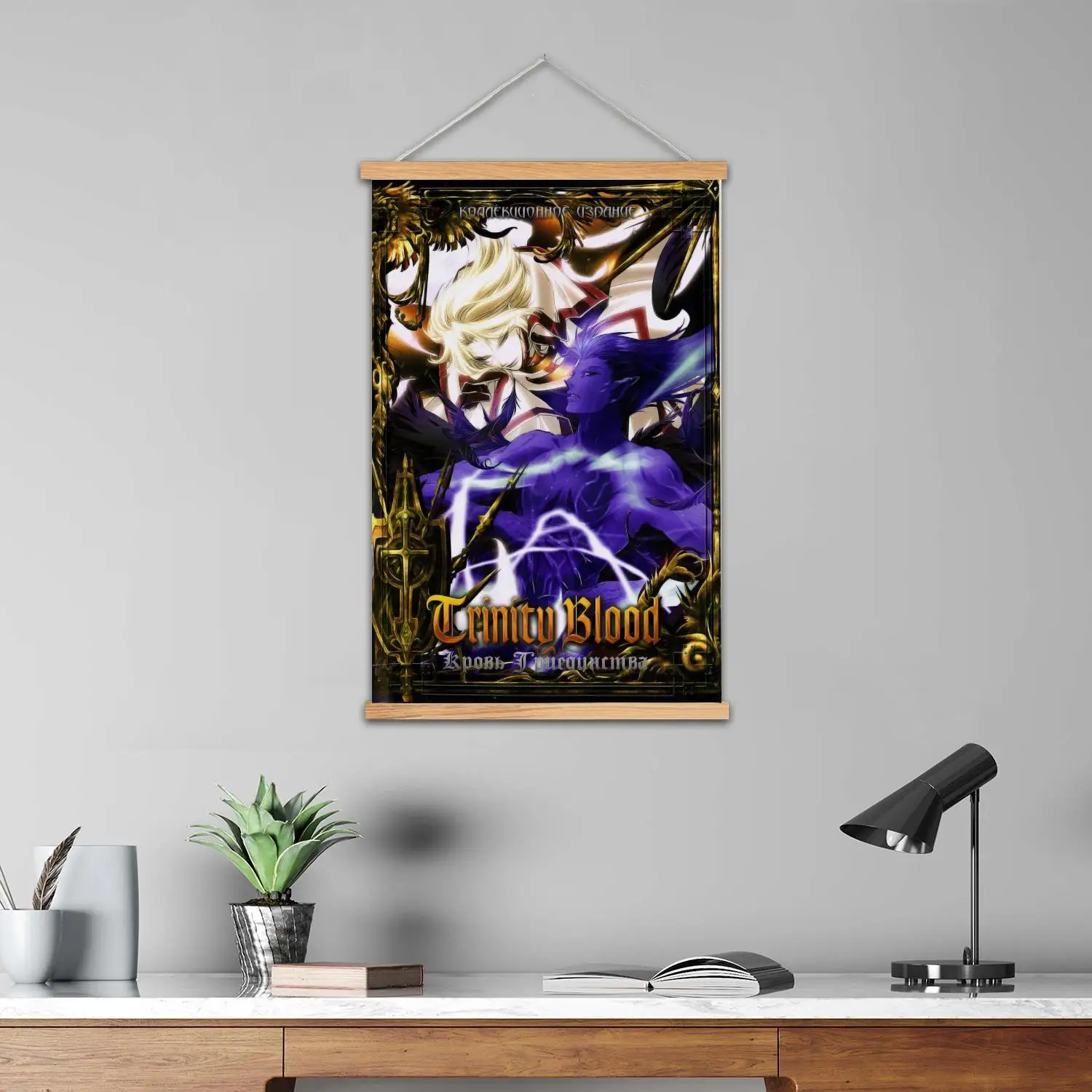 trinity blood streaming Framed Wall Painting Canvas Art Poster and Wall Art,  Modern Family Bedroom Decor,Decorative painting