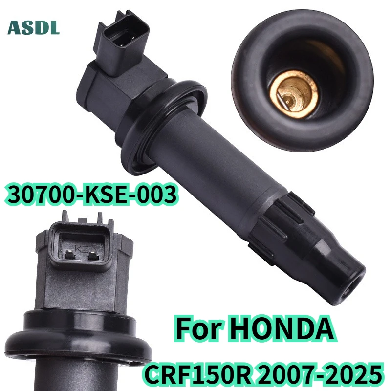 30700-KSE-003 Motorcycle Ignition Coil Spark Plug Caps Replace For HONDA CRF150R	2007-2025 CRF 150 R CRF150 2008 2009 2010 2011