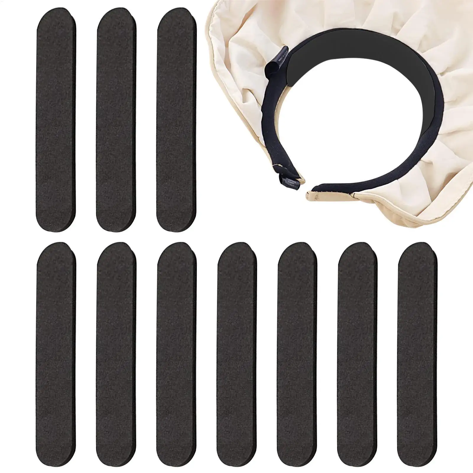 10 Stück Hutverstellbänder, Hutverstellbänder, selbstklebende Pads, Hutgrößenreduzierer für Baseballkappen, Fischerhüte, Sonnenhüte