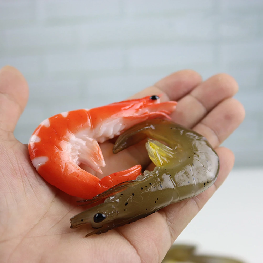 

2 PCS Simulated Lobster Props Fake Photo Artifical for Decoration Crab Mini Artificial Simulation